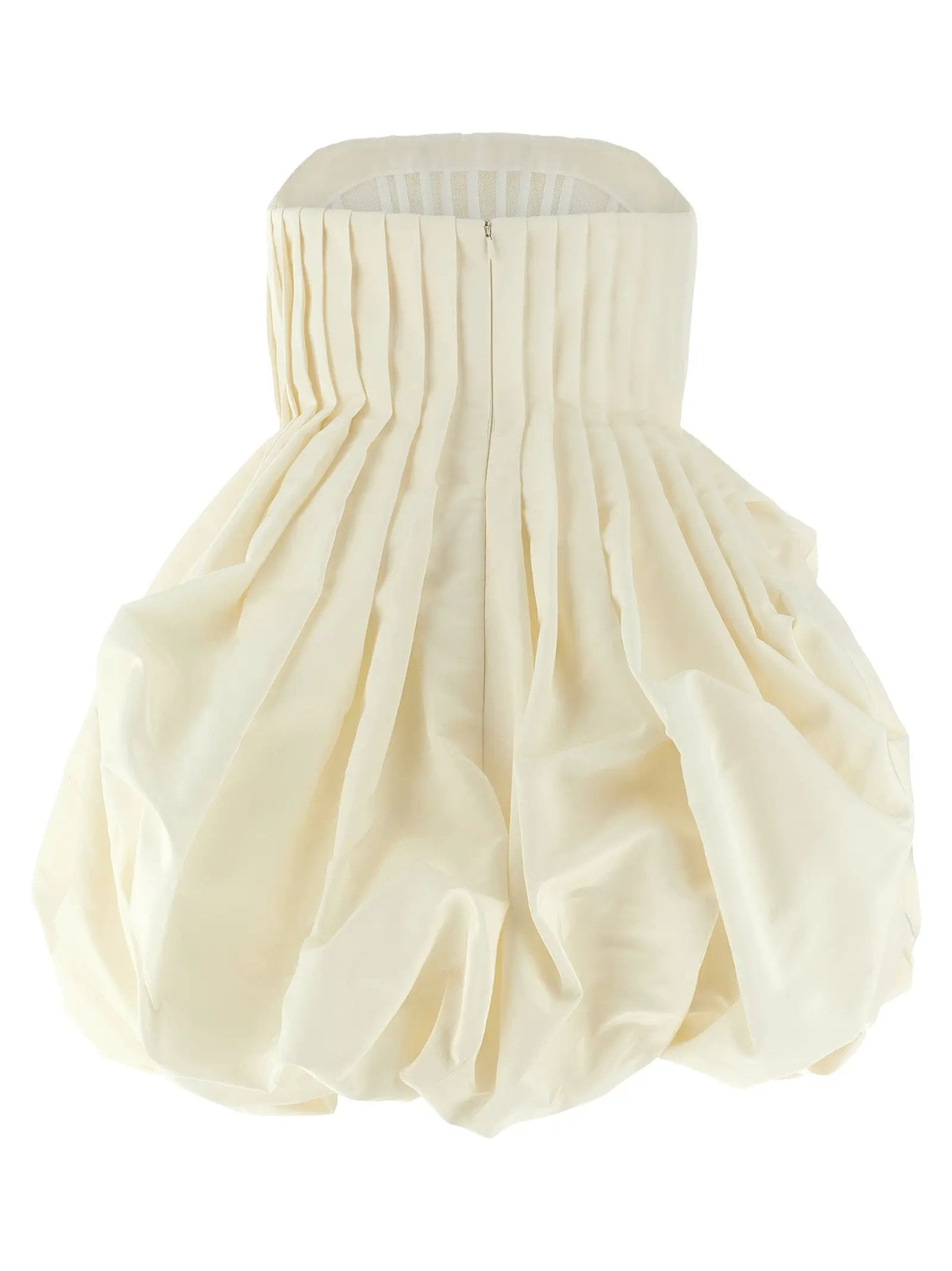 Carolina Herrera White Silk Short Dress