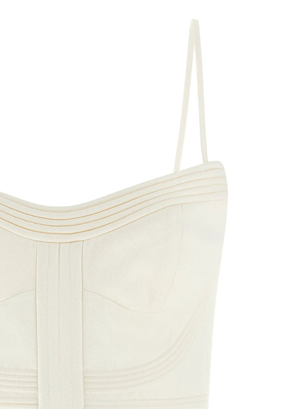 Zimmermann White Cotton Short Dress