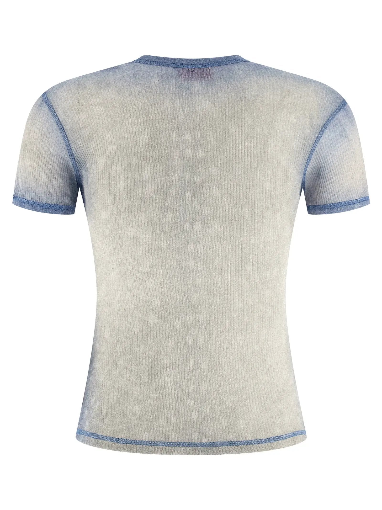 Diesel Blue Cotton T-Shirt