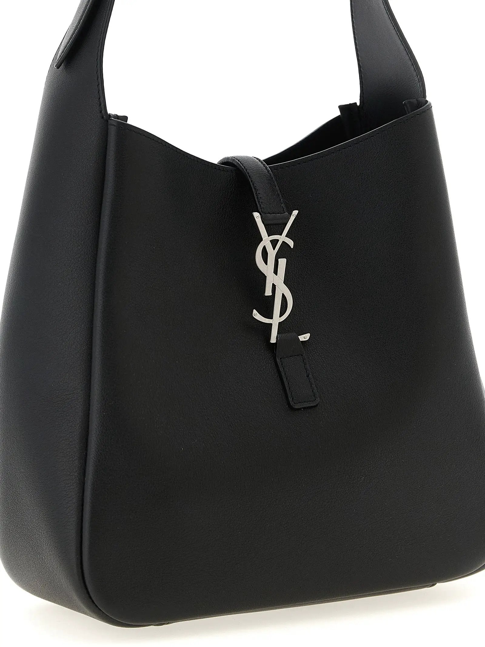 Saint Laurent Black Calfskin Shoulder Bag