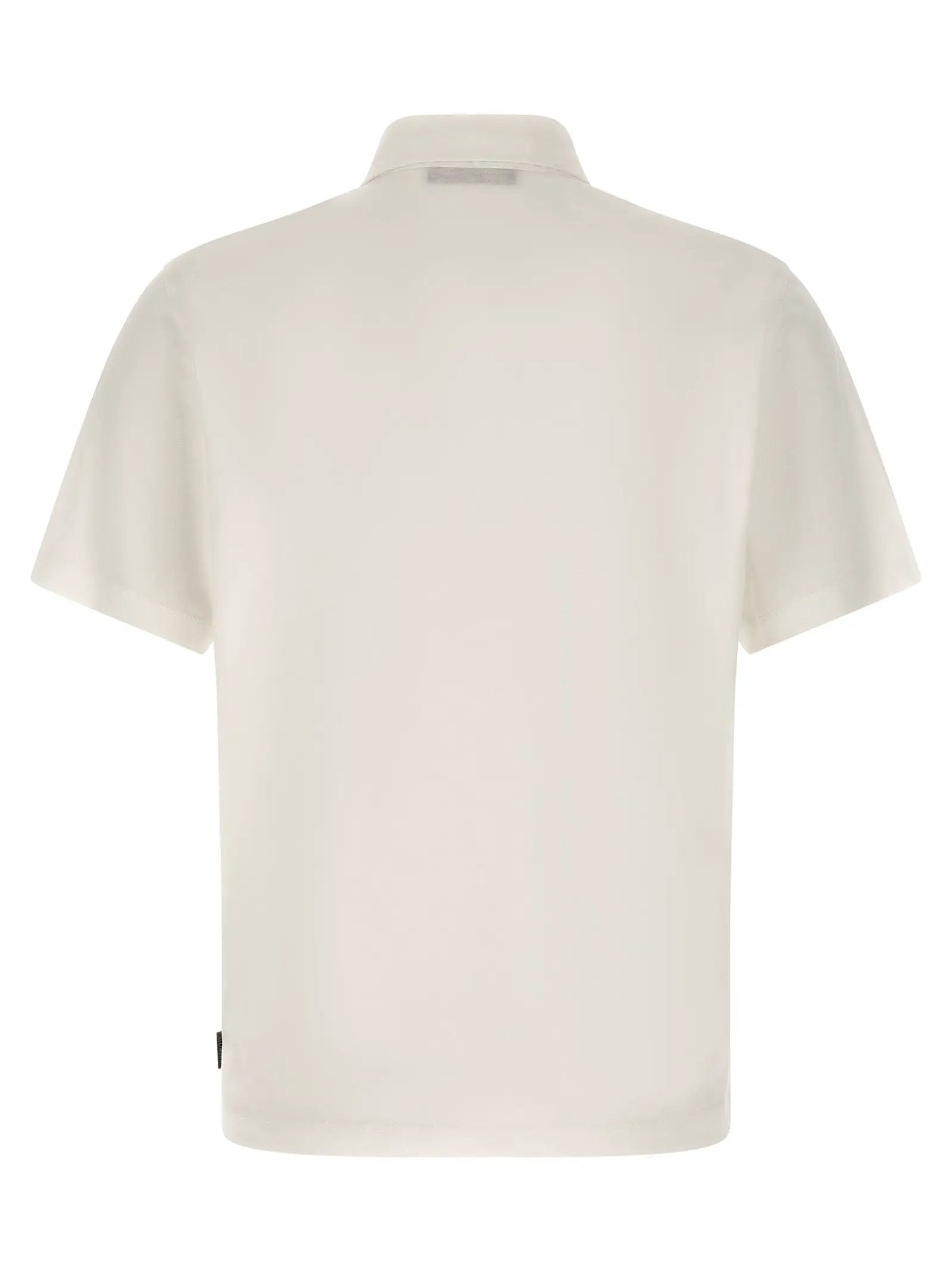 ZANONE White Cotton Polo Shirt