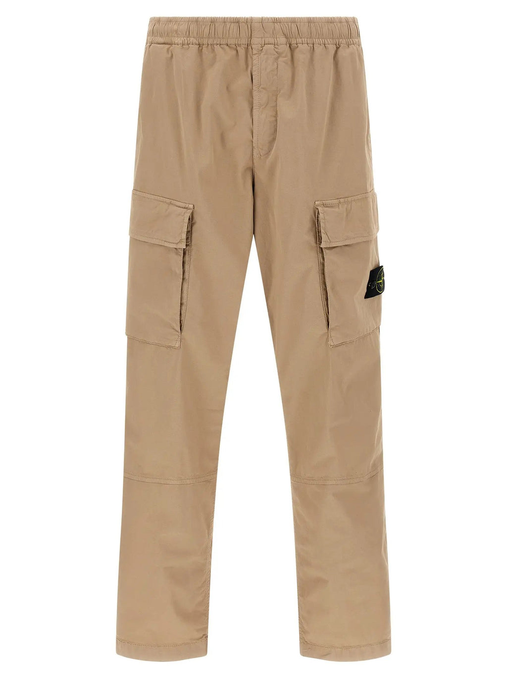 Stone Island Beige Cotton Cargo Pants