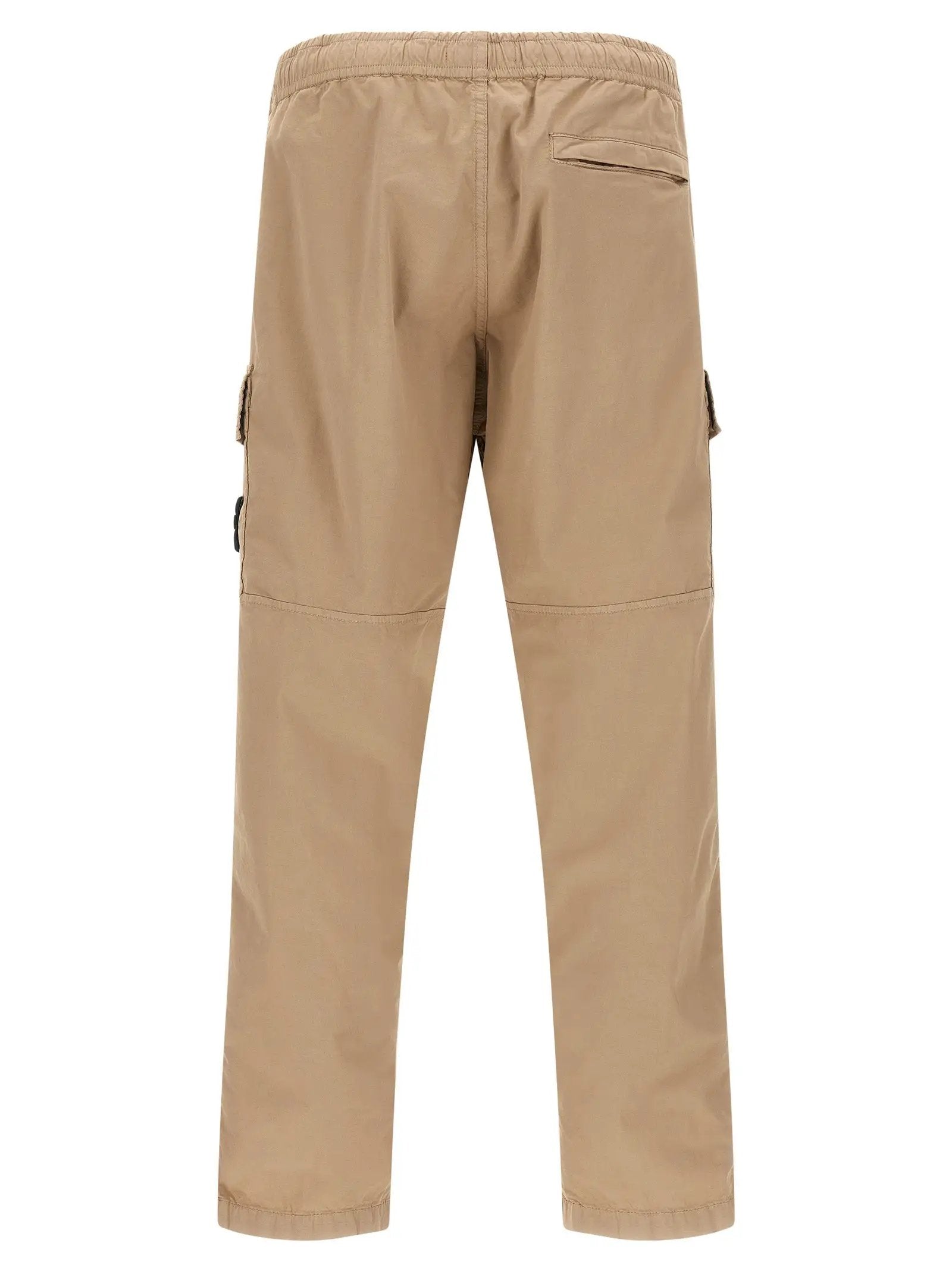 Stone Island Beige Cotton Cargo Pants