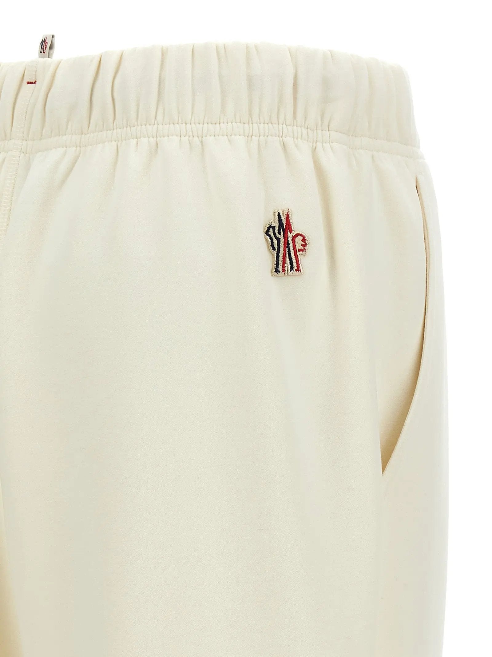 Moncler Grenoble White Polyester Joggers (Workout Pants)