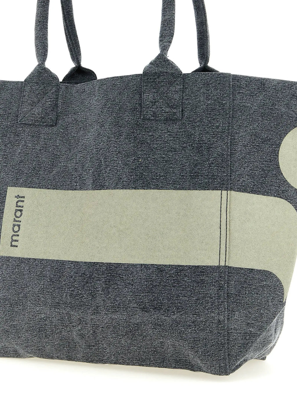 Isabel Marant Black Cotton Tote Bag