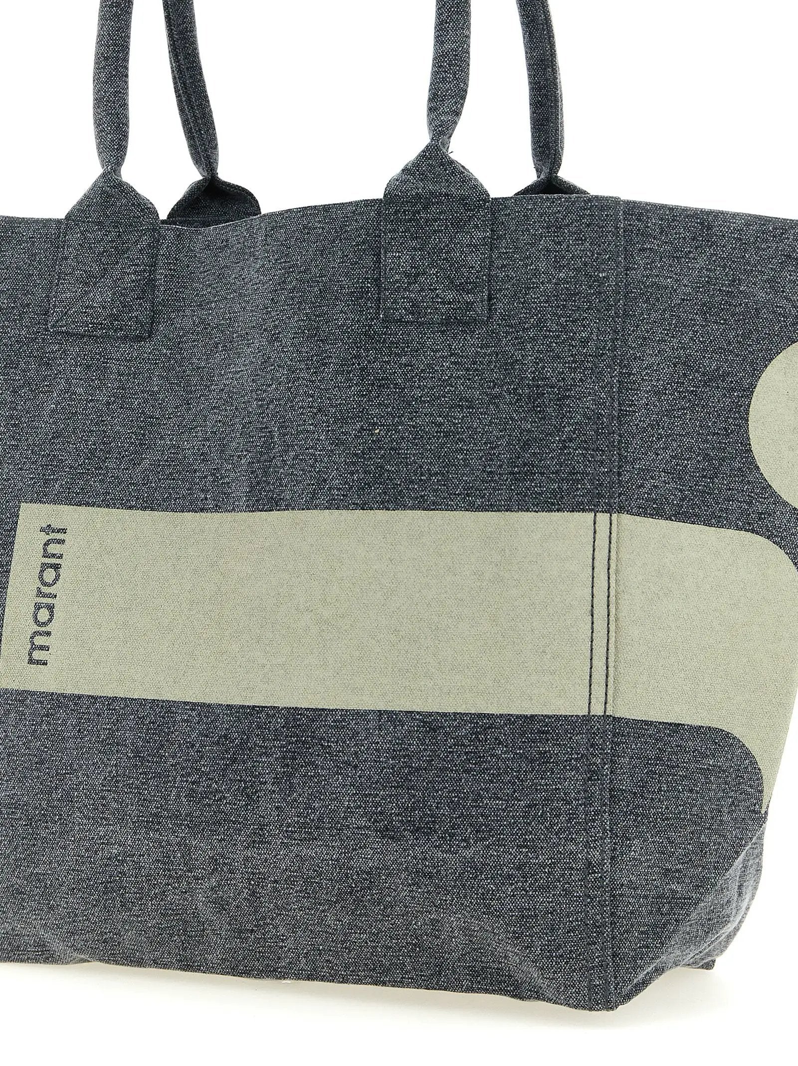 Isabel Marant Black Cotton Tote Bag