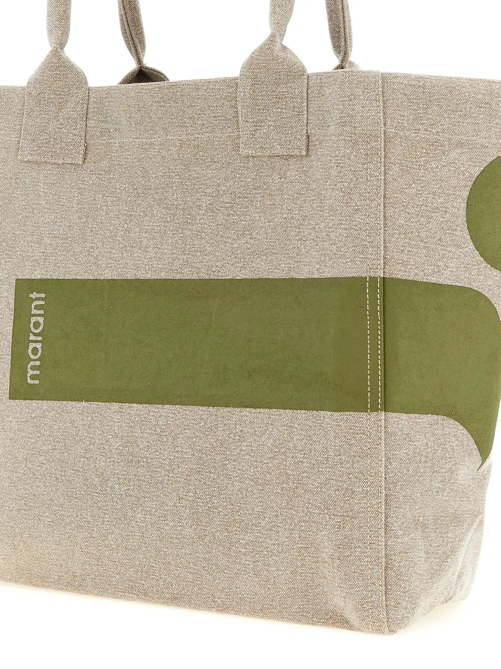 Isabel Marant Bicolor Cotton Tote Bag