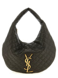 Saint Laurent Brown Lamb Leather Shoulder Bag