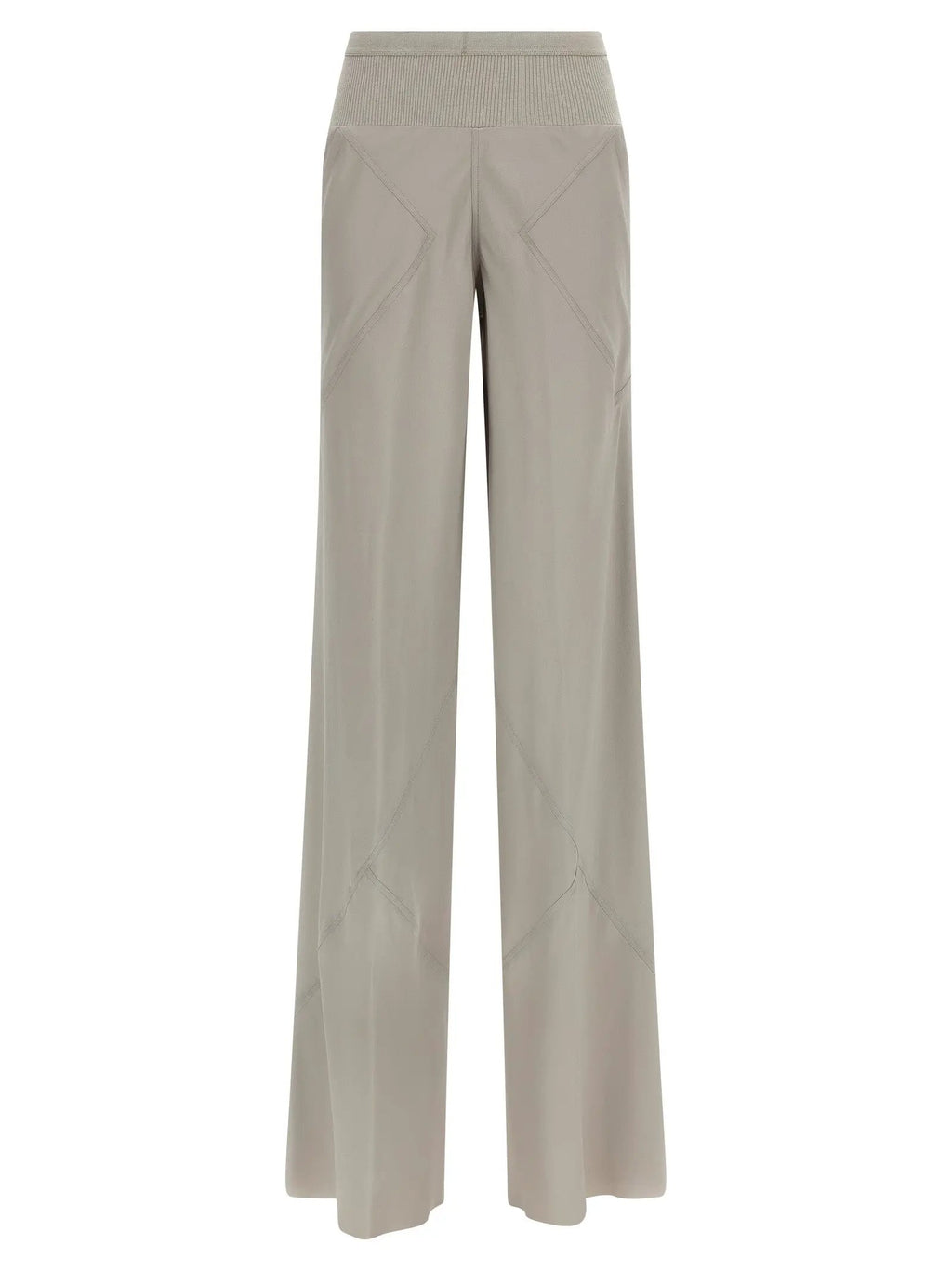 Rick Owens Gray Acetate Flared Pants