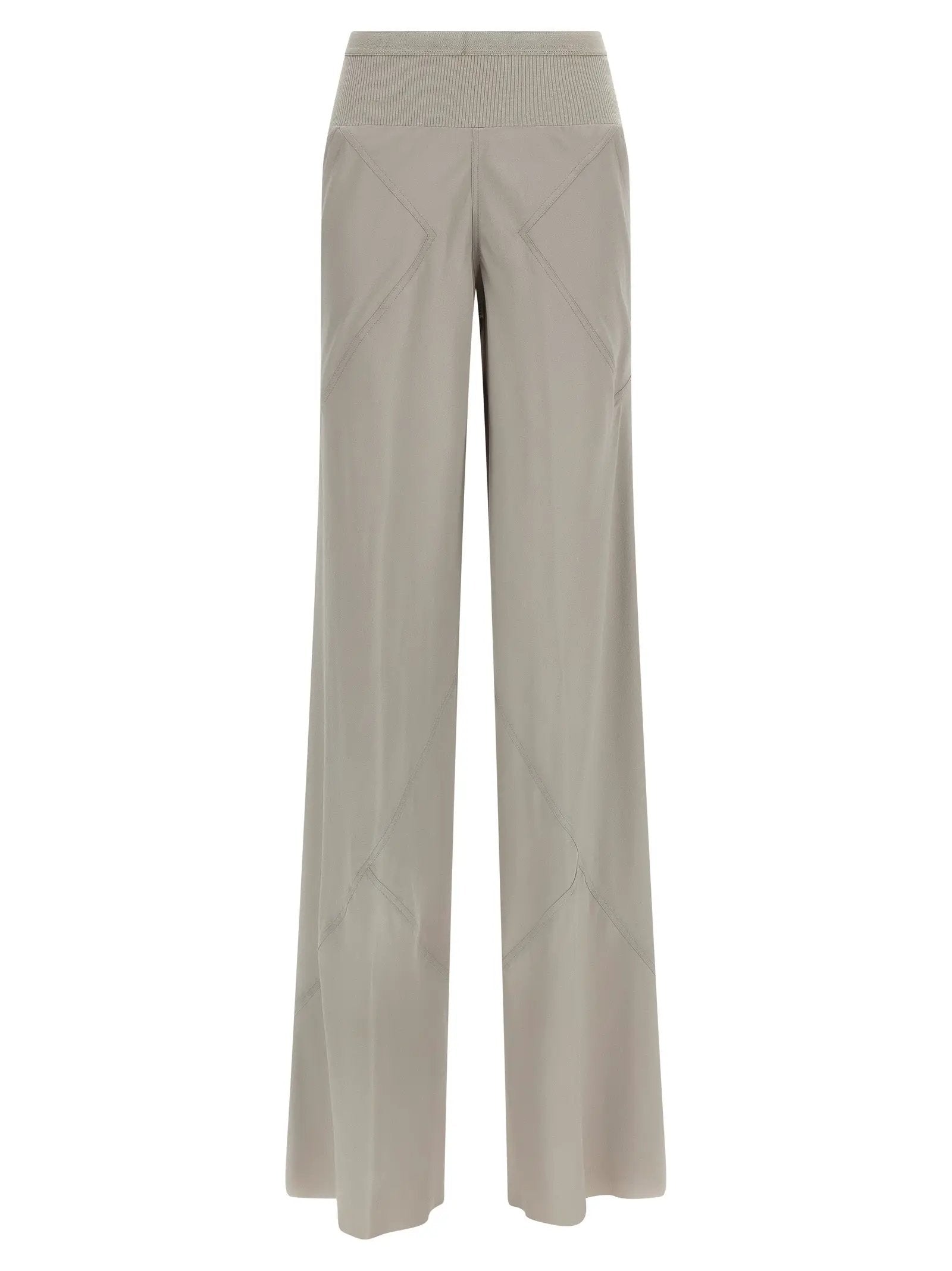Rick Owens Gray Acetate Flared Pants