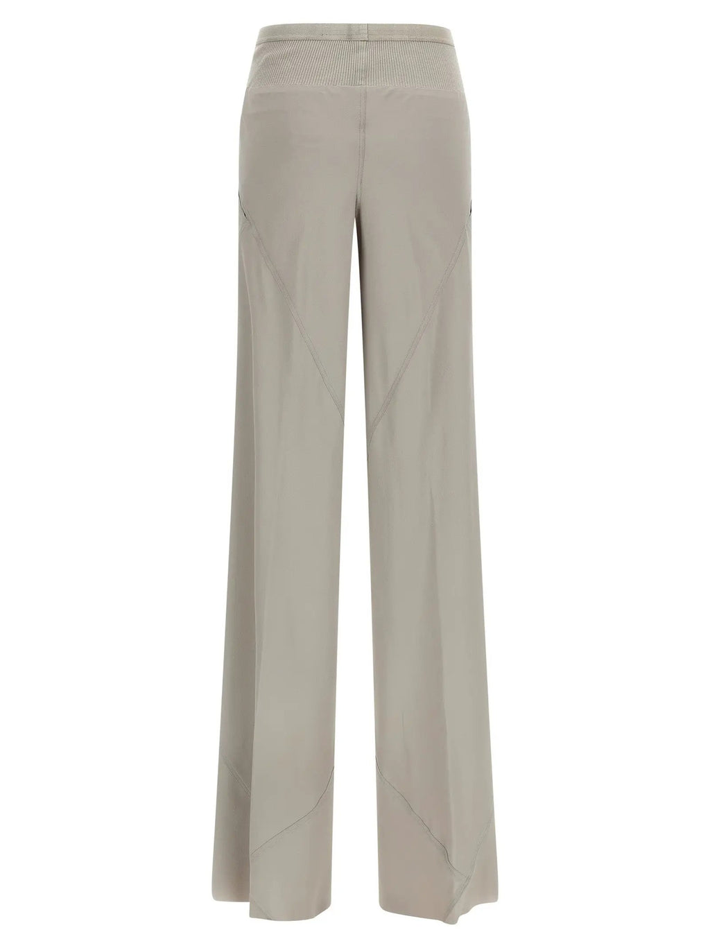 Rick Owens Gray Acetate Flared Pants