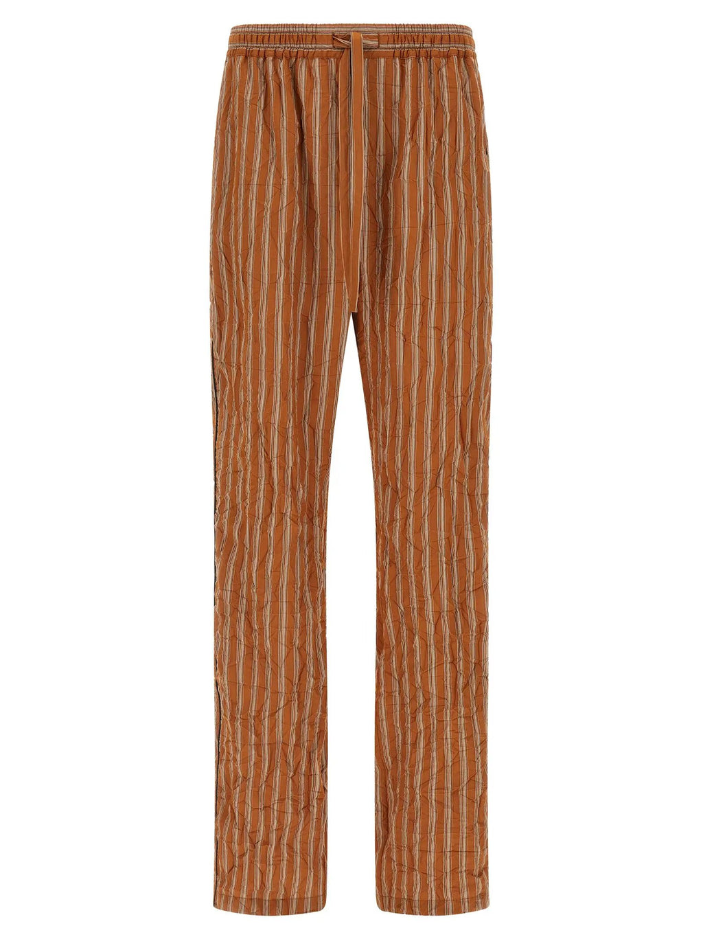 Dolce & Gabbana Brown Viscose Casual Pants
