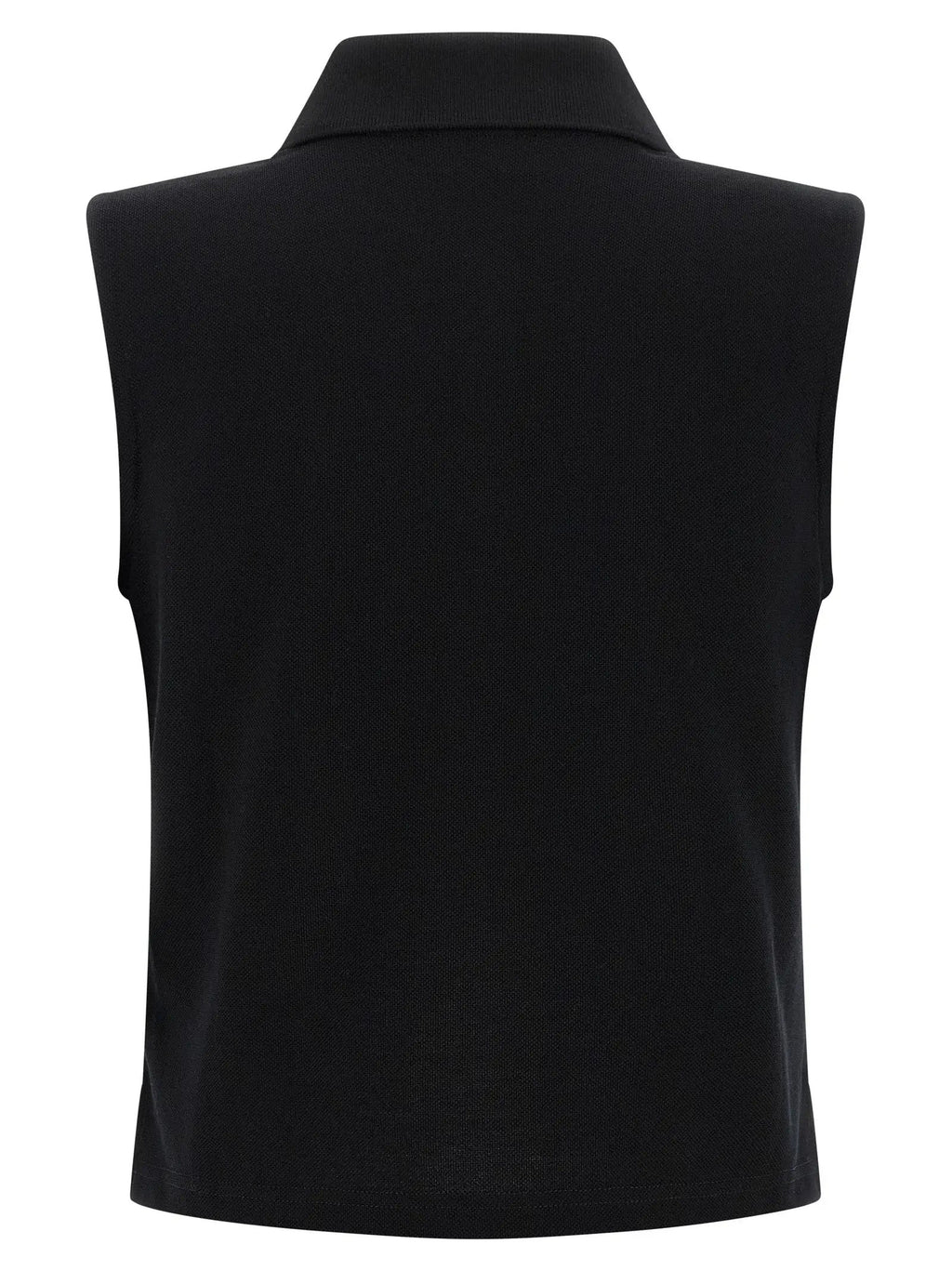 Saint Laurent Black Cotton Polo Shirt