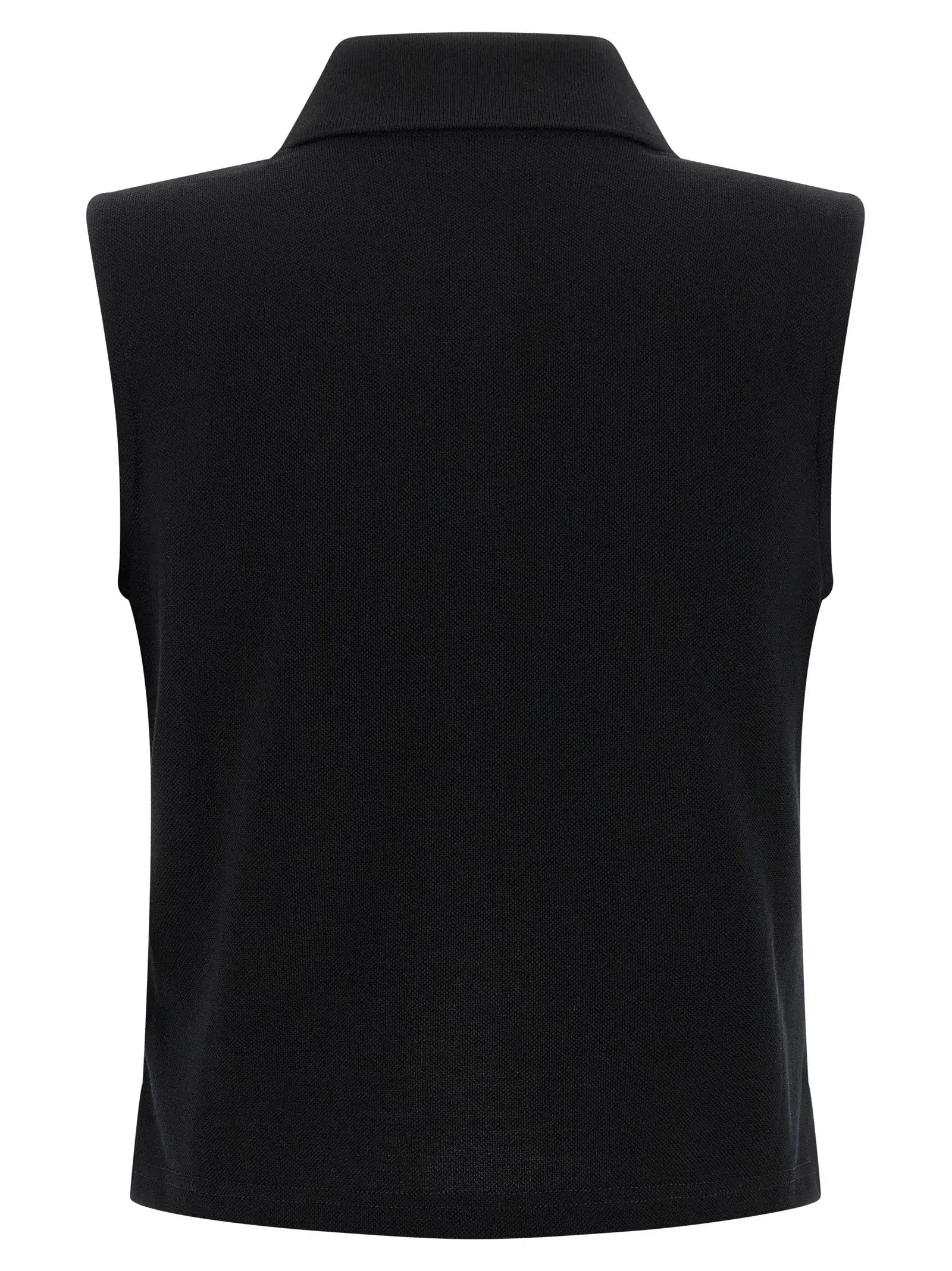 Saint Laurent Black Cotton Polo Shirt