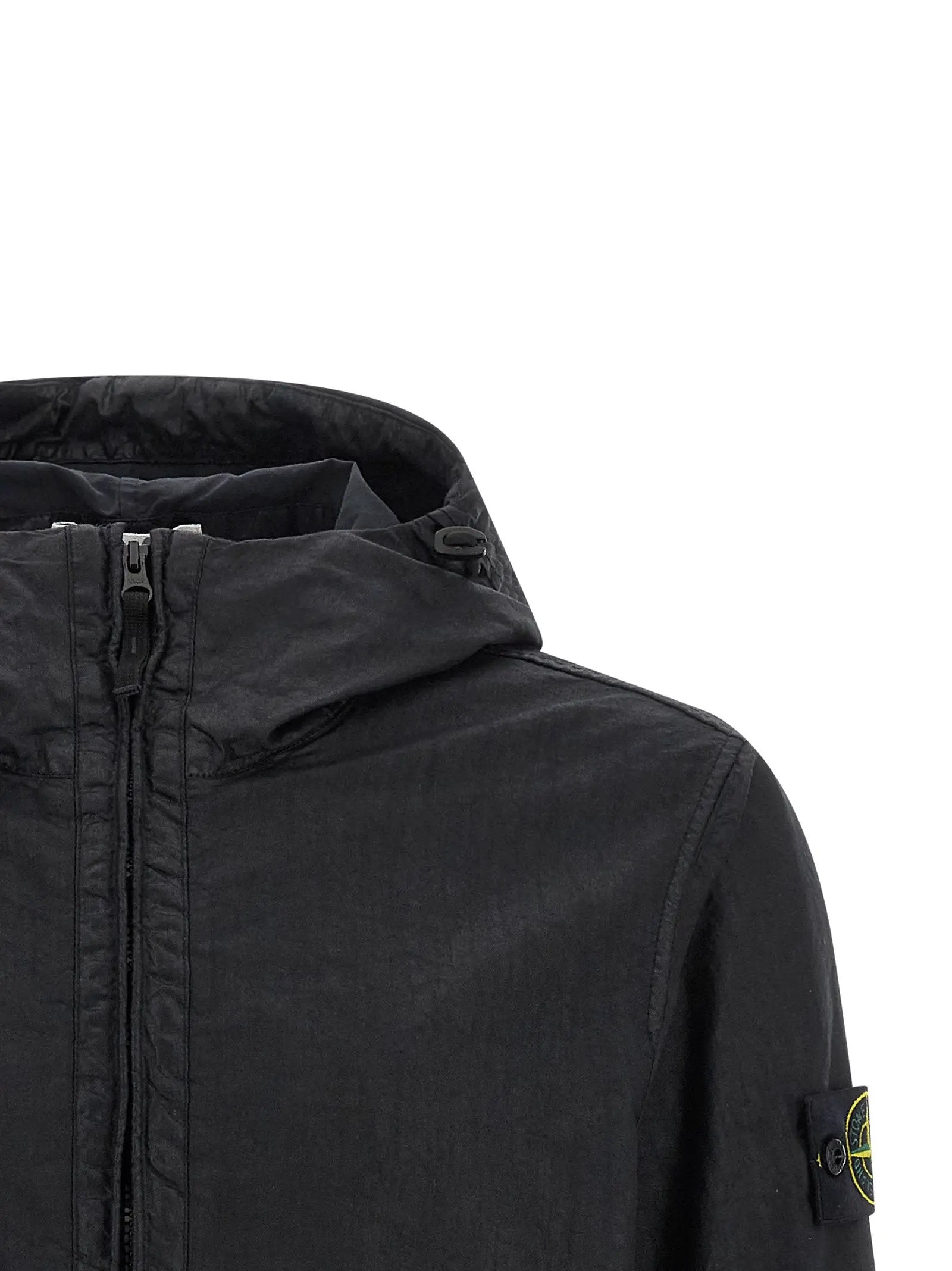 Stone Island Black Polyamide Shell Jacket
