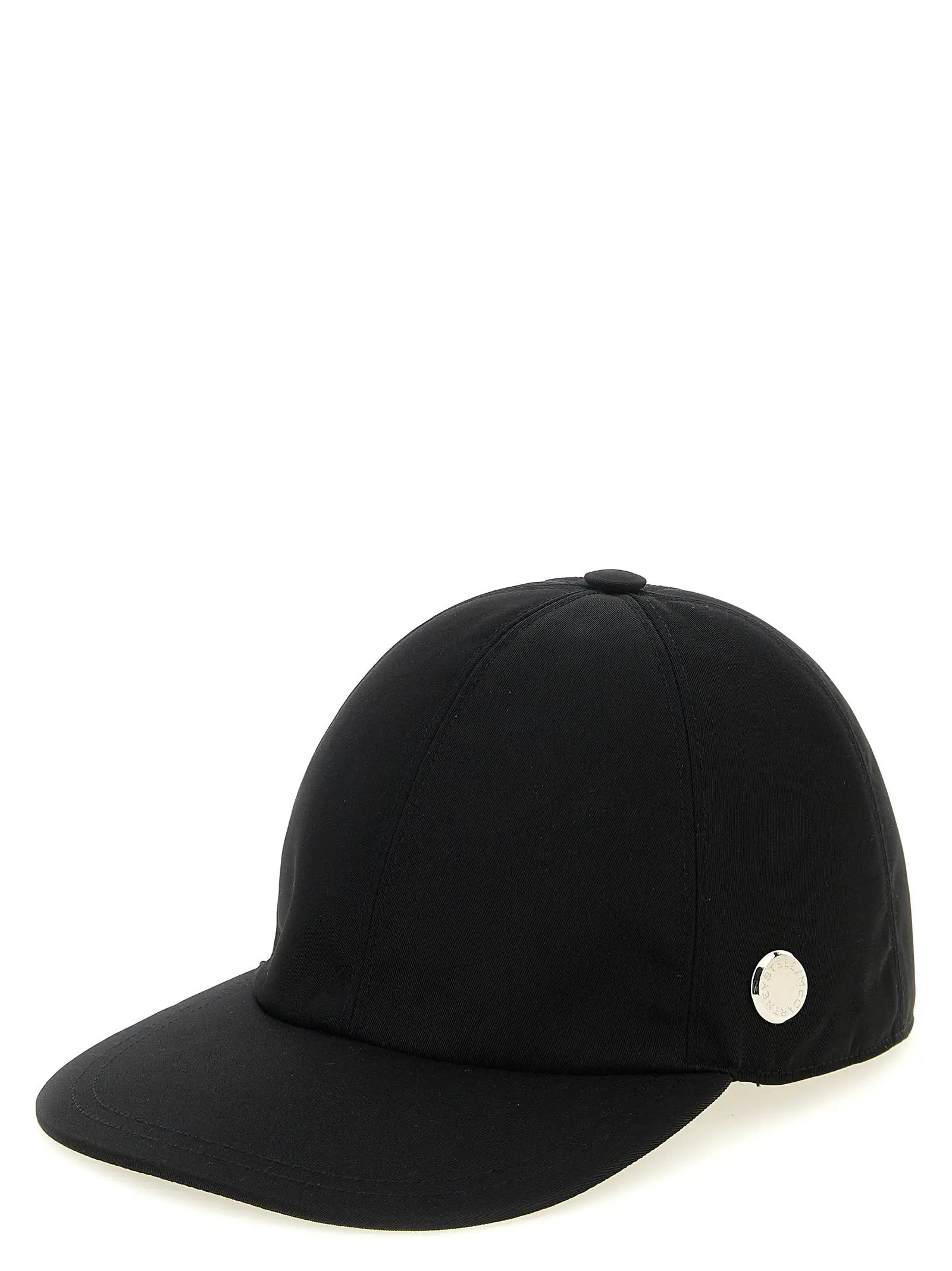Stella McCartney Black Cotton Cap (Baseball Hat)