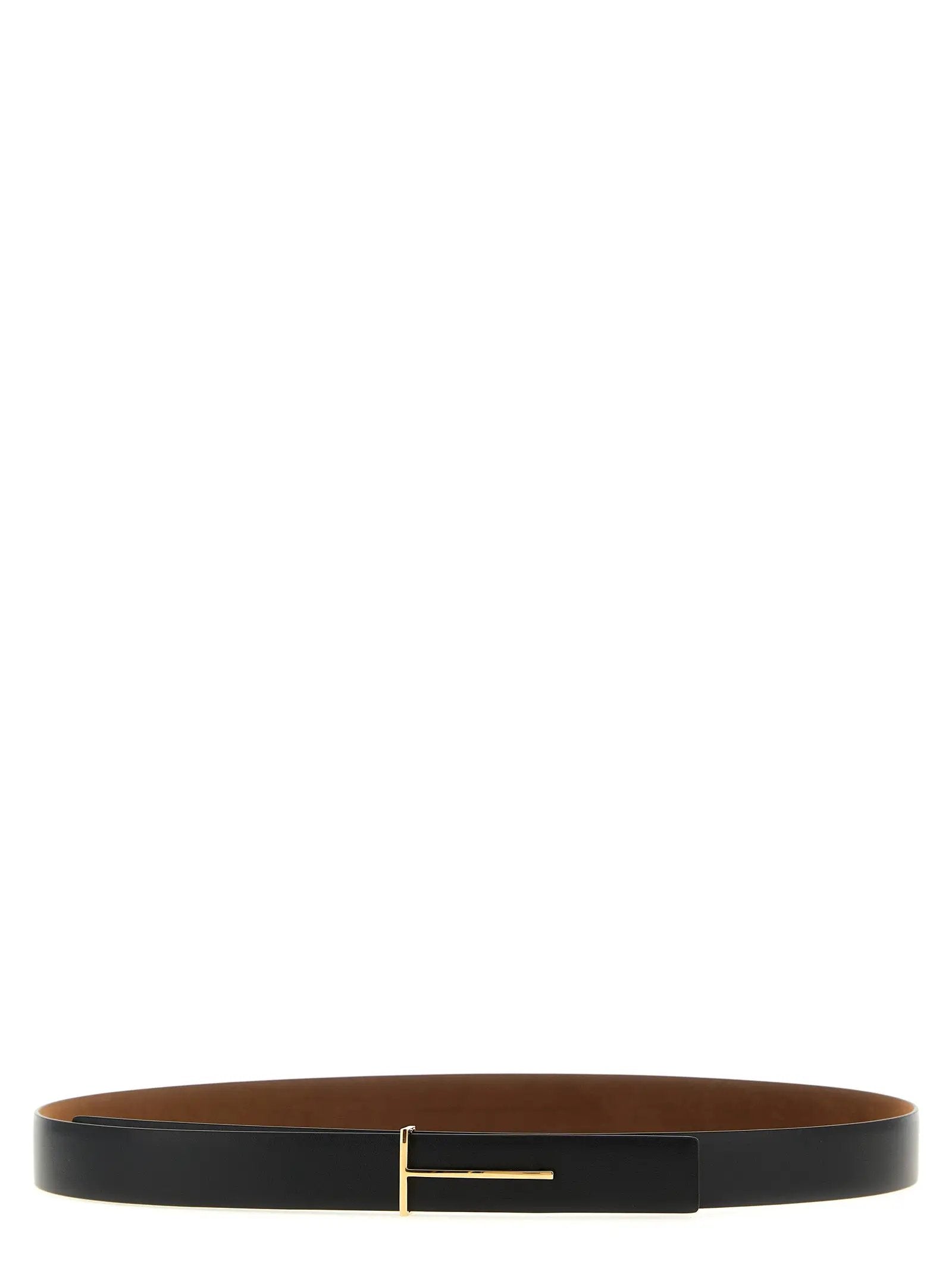 Ceinture régulière Tom Ford en cuir de veau multicolore