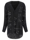 Rick Owens Black Viscose Blouse