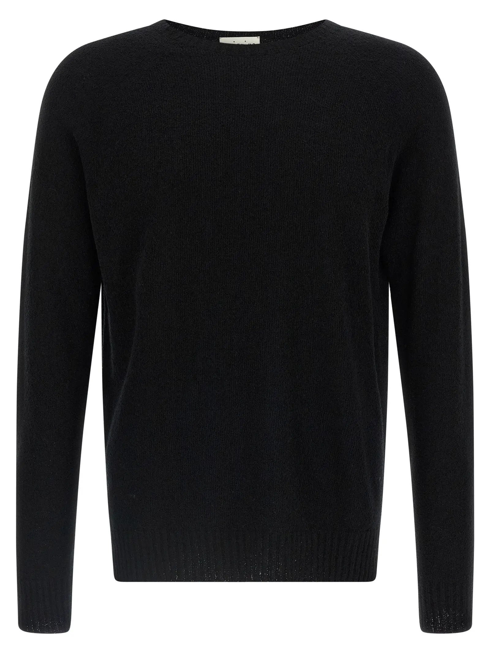 MA'RY'YA Black Cotton Cardigan