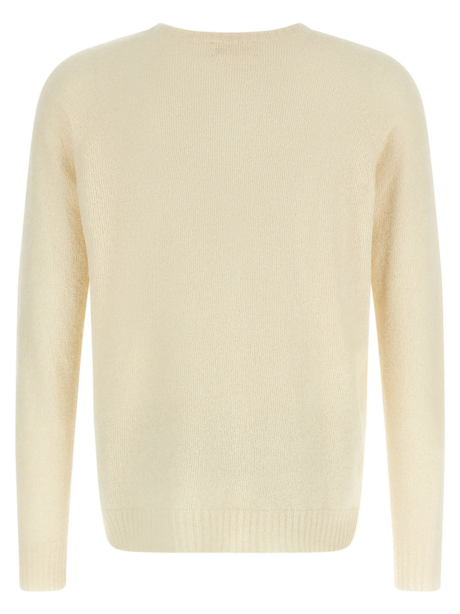 MA'RY'YA Beige Cotton Cardigan
