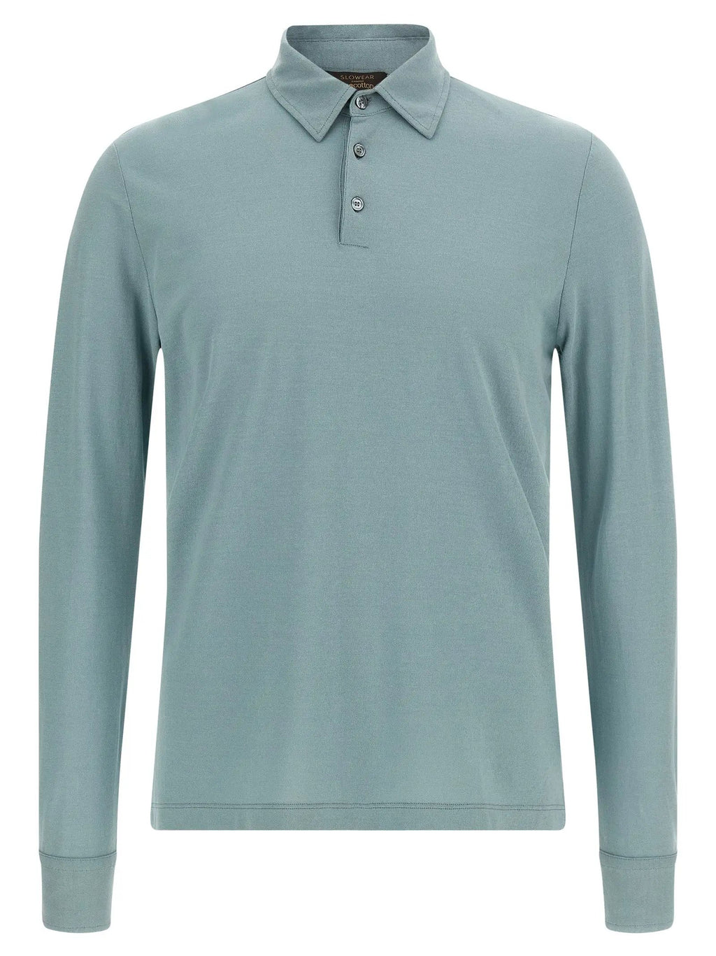 ZANONE Blue Cotton Polo Shirt