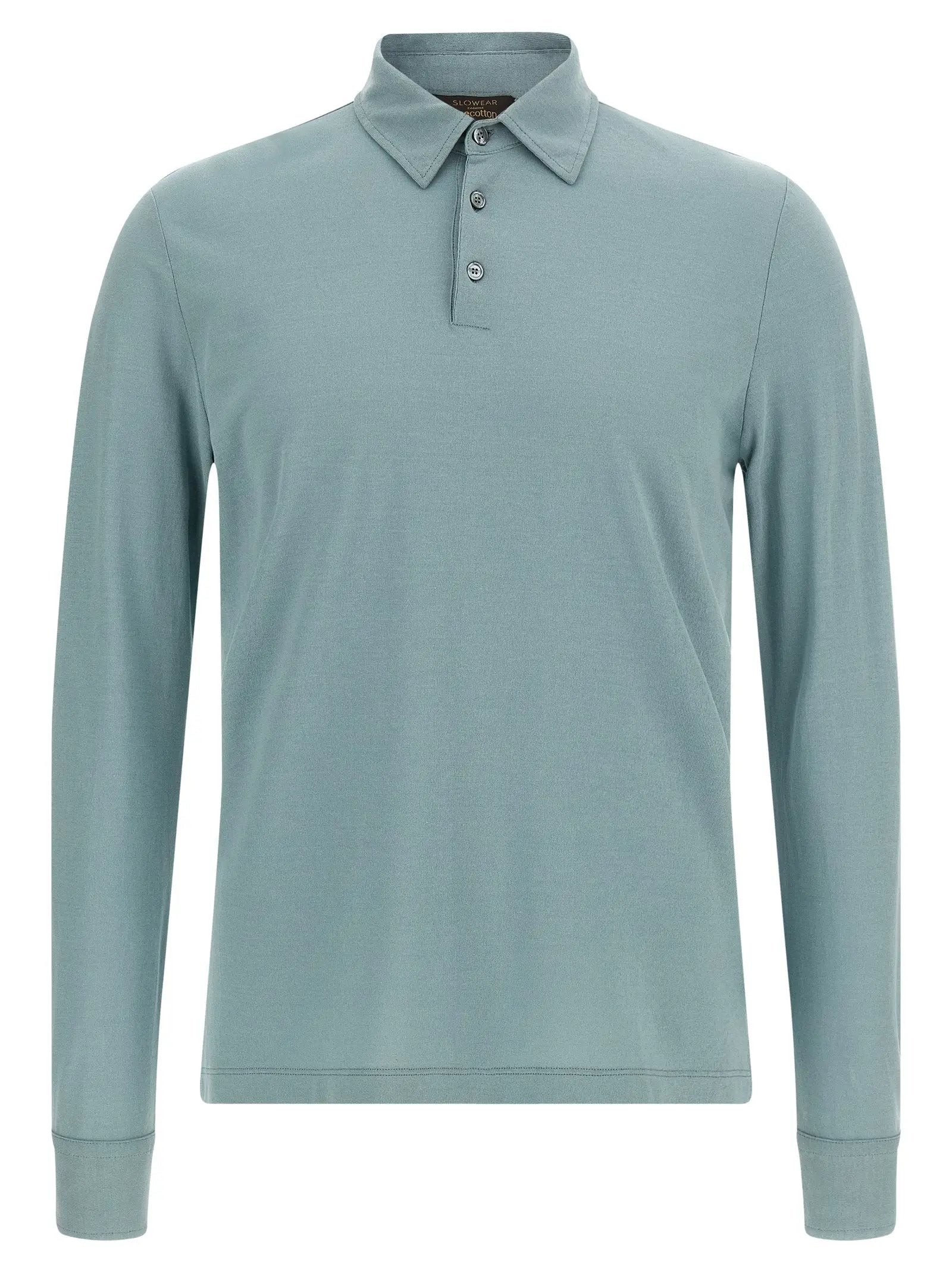 ZANONE Blue Cotton Polo Shirt