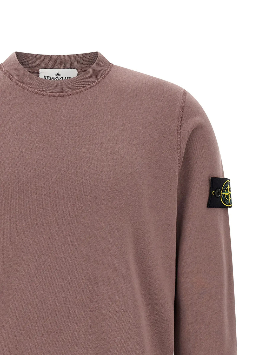 Stone Island Purple Cotton Sweatshirt