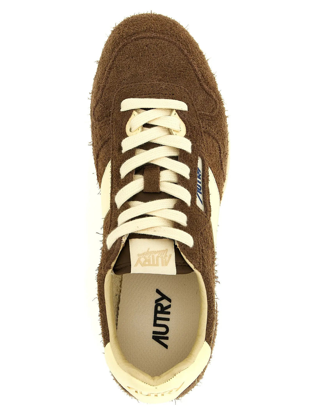 Autry Brown Cowhide Athletic Sneakers
