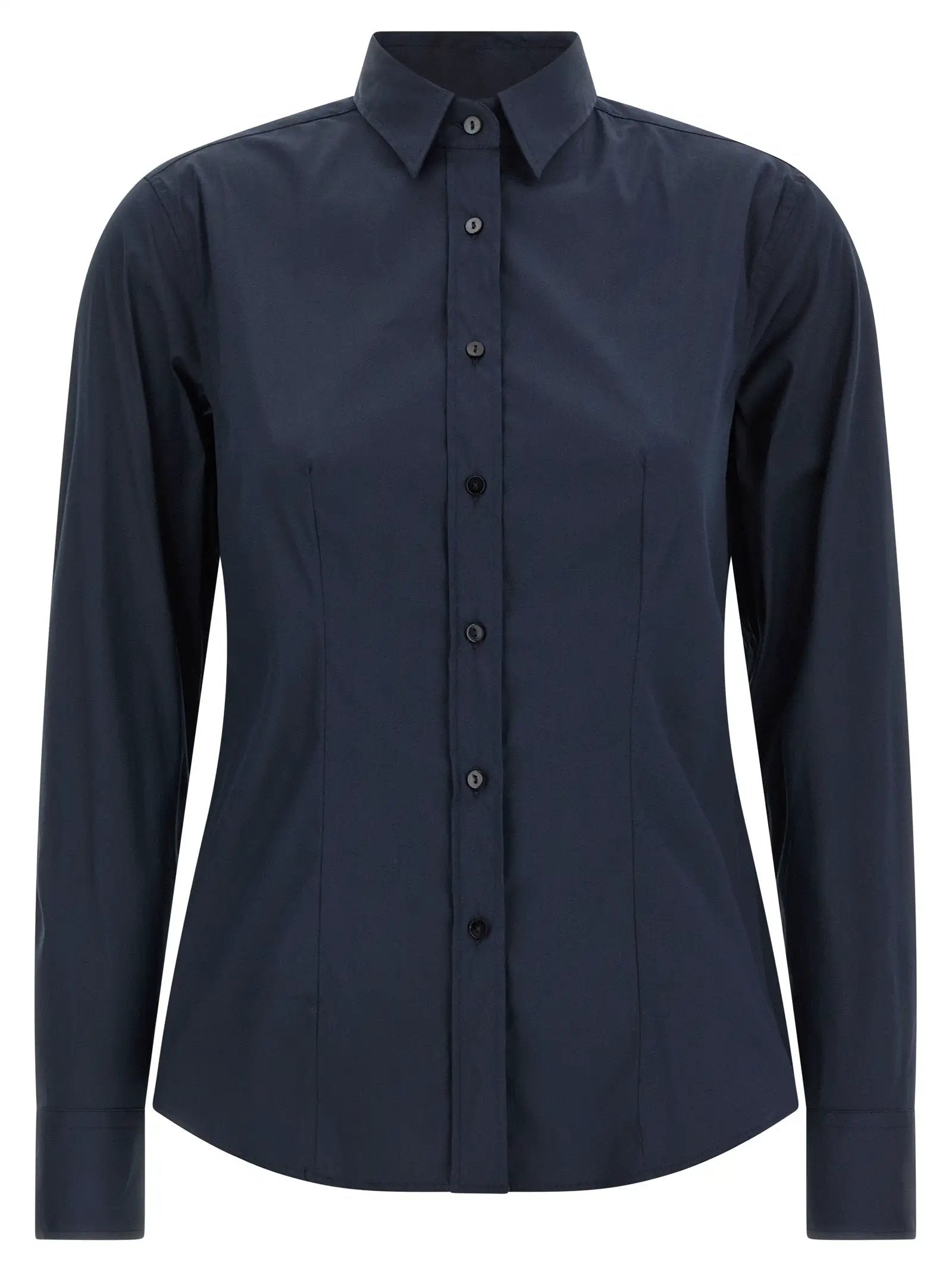 XACUS XACUS Blue Cotton Blouse