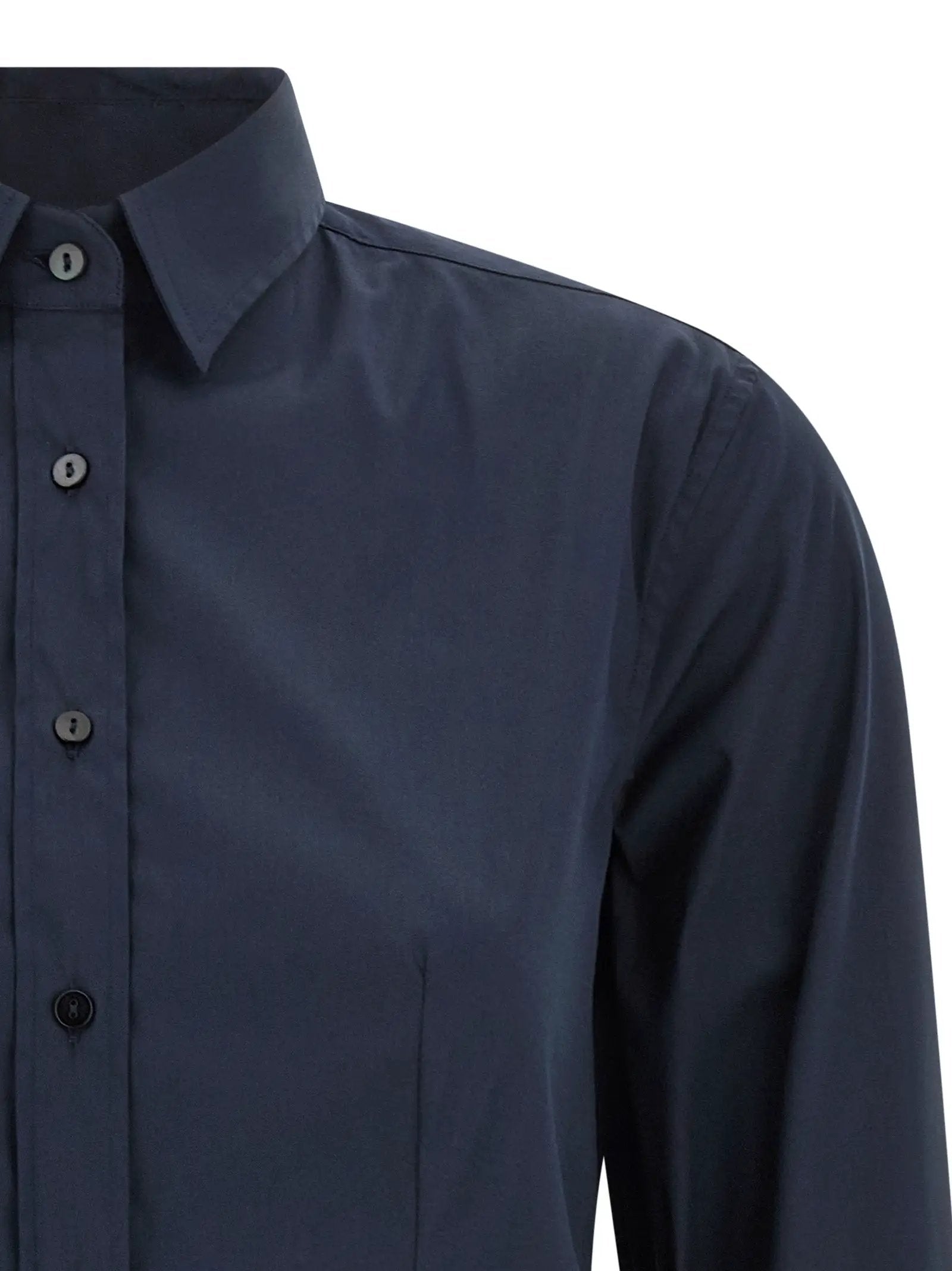 XACUS XACUS Blue Cotton Blouse