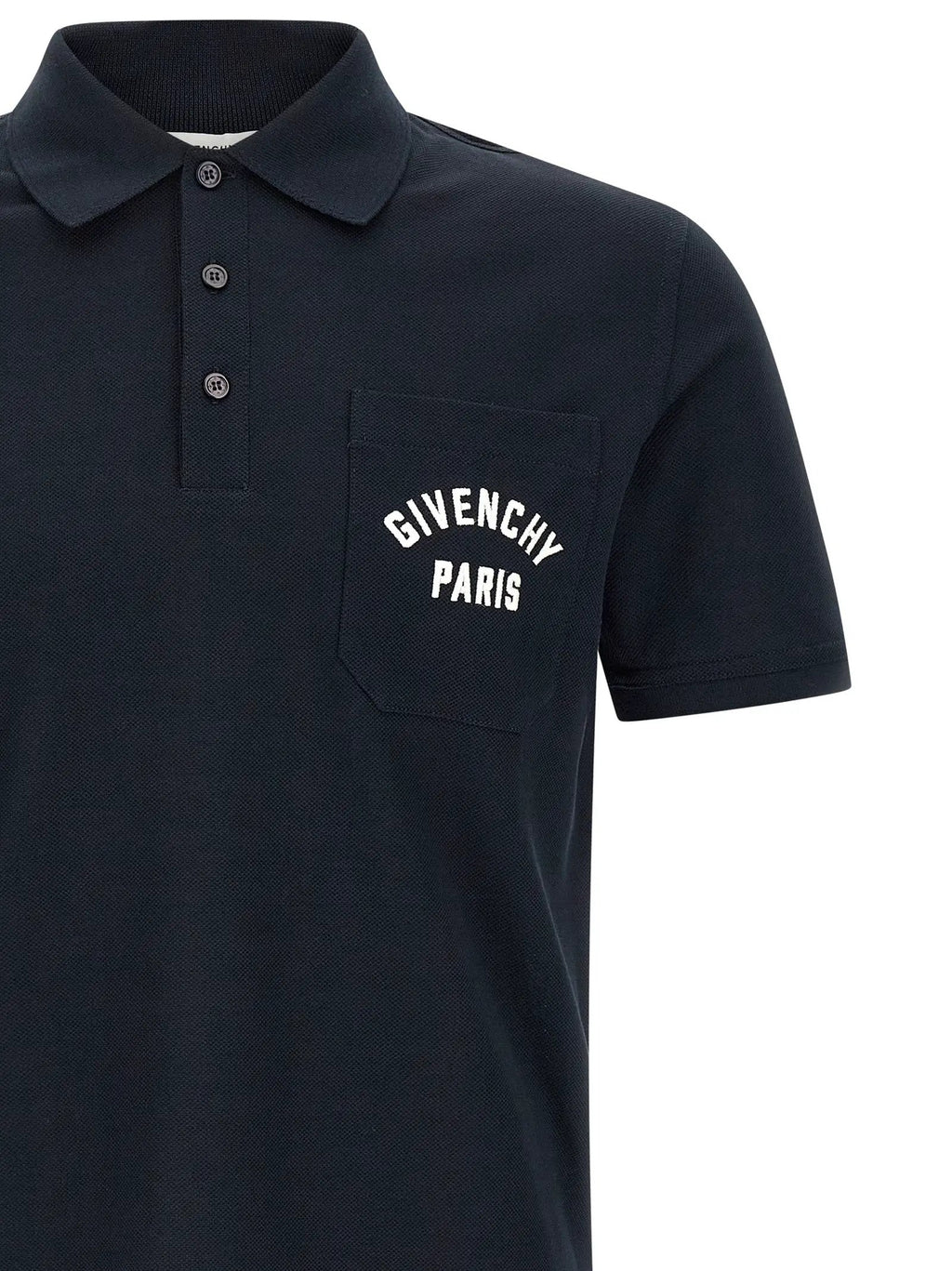Givenchy Blue Cotton Polo Shirt