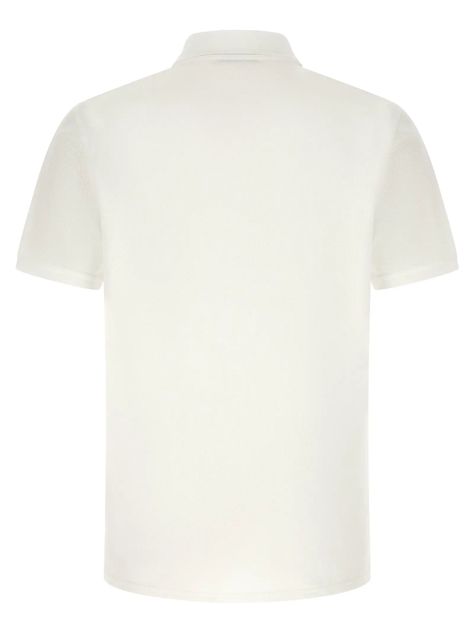 Givenchy White Cotton Polo Shirt