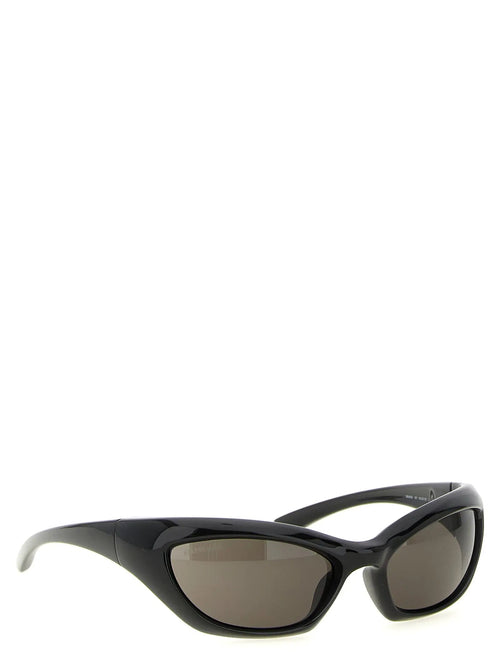 Lunettes de soleil Balenciaga noires en polyamide