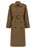 Max Mara Brown Virgin Wool Coat