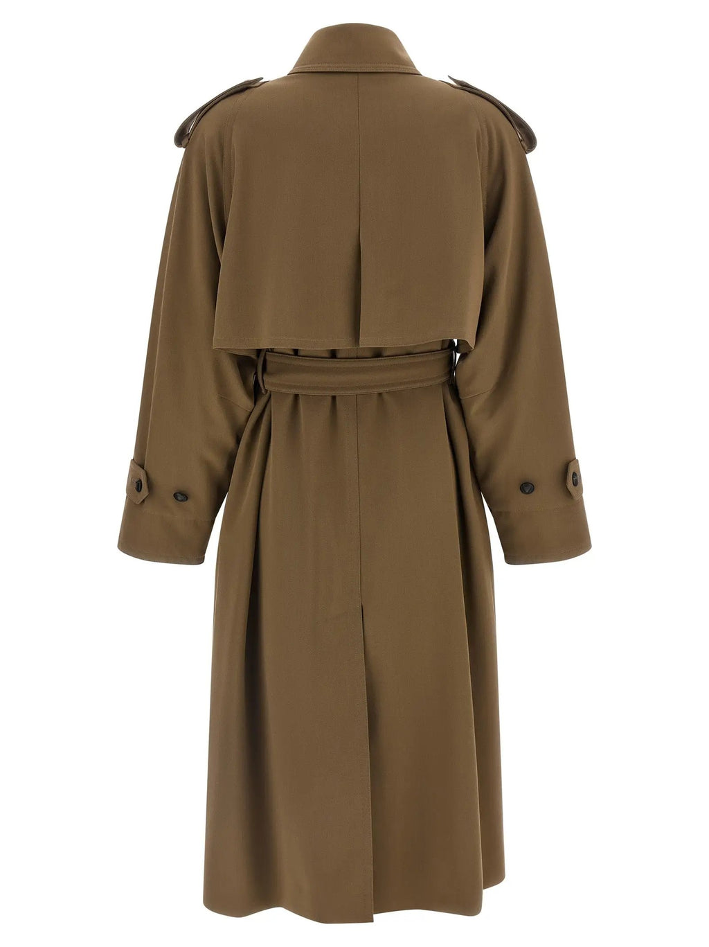 Max Mara Brown Virgin Wool Coat