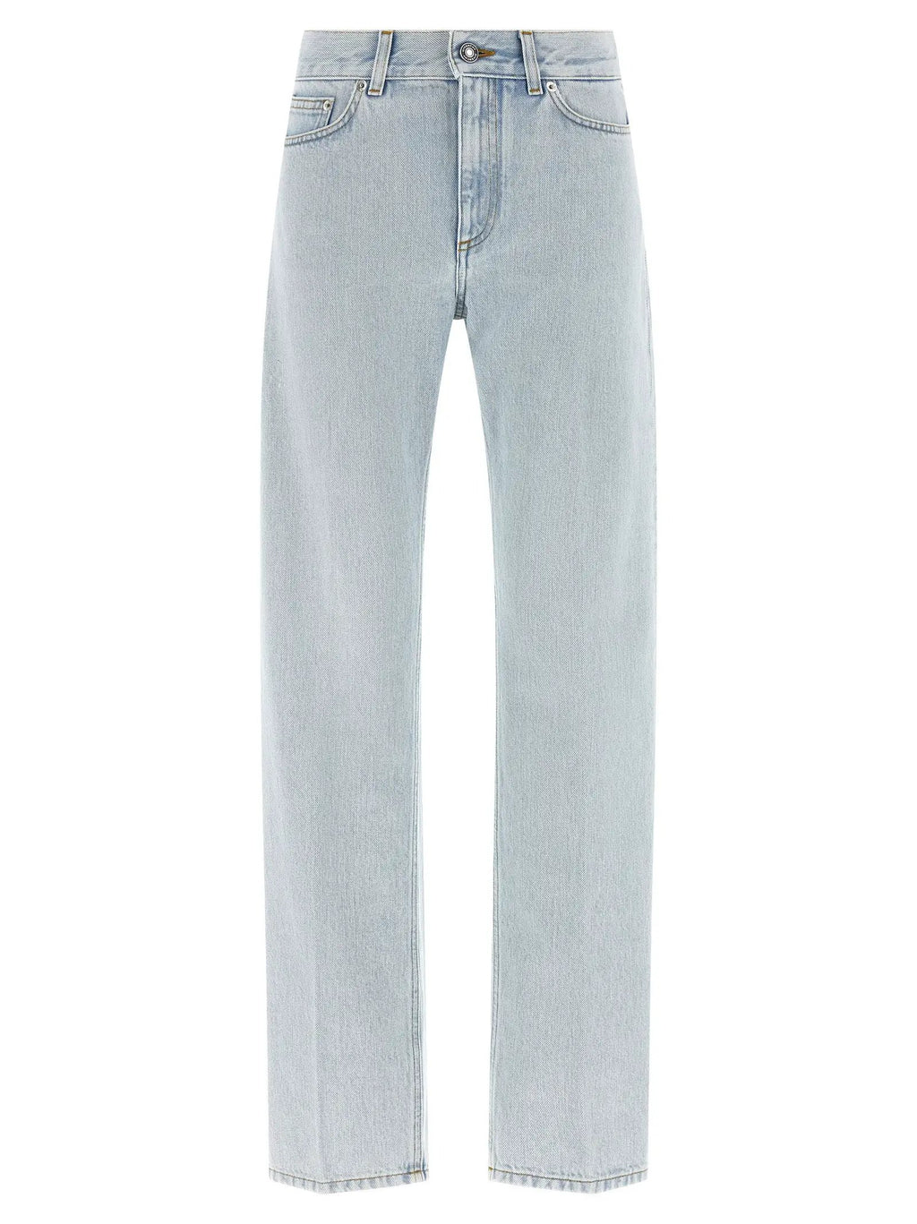 Givenchy Blue Cotton Straight-Leg Jeans