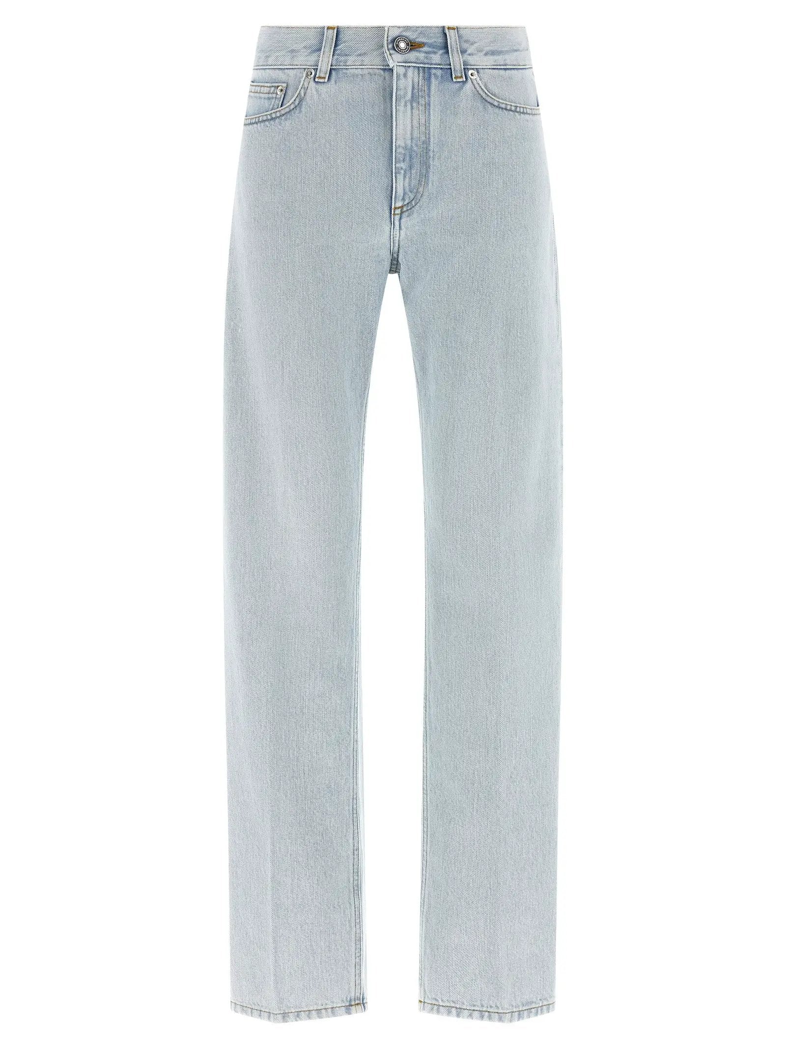 Givenchy Blue Cotton Straight-Leg Jeans