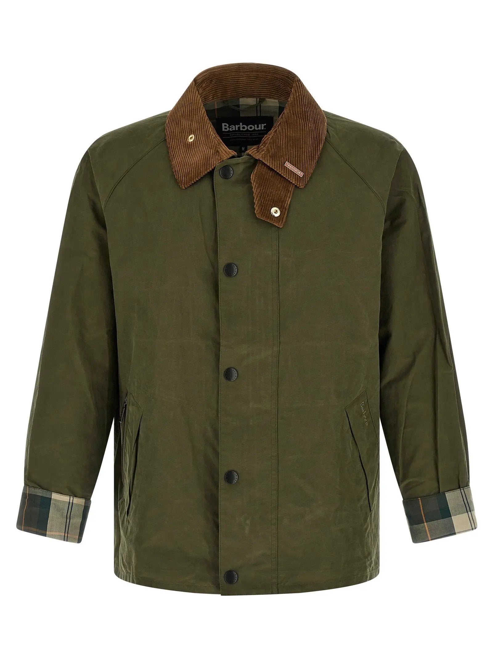 Barbour Bicolor Cotton Full-Length Jacket