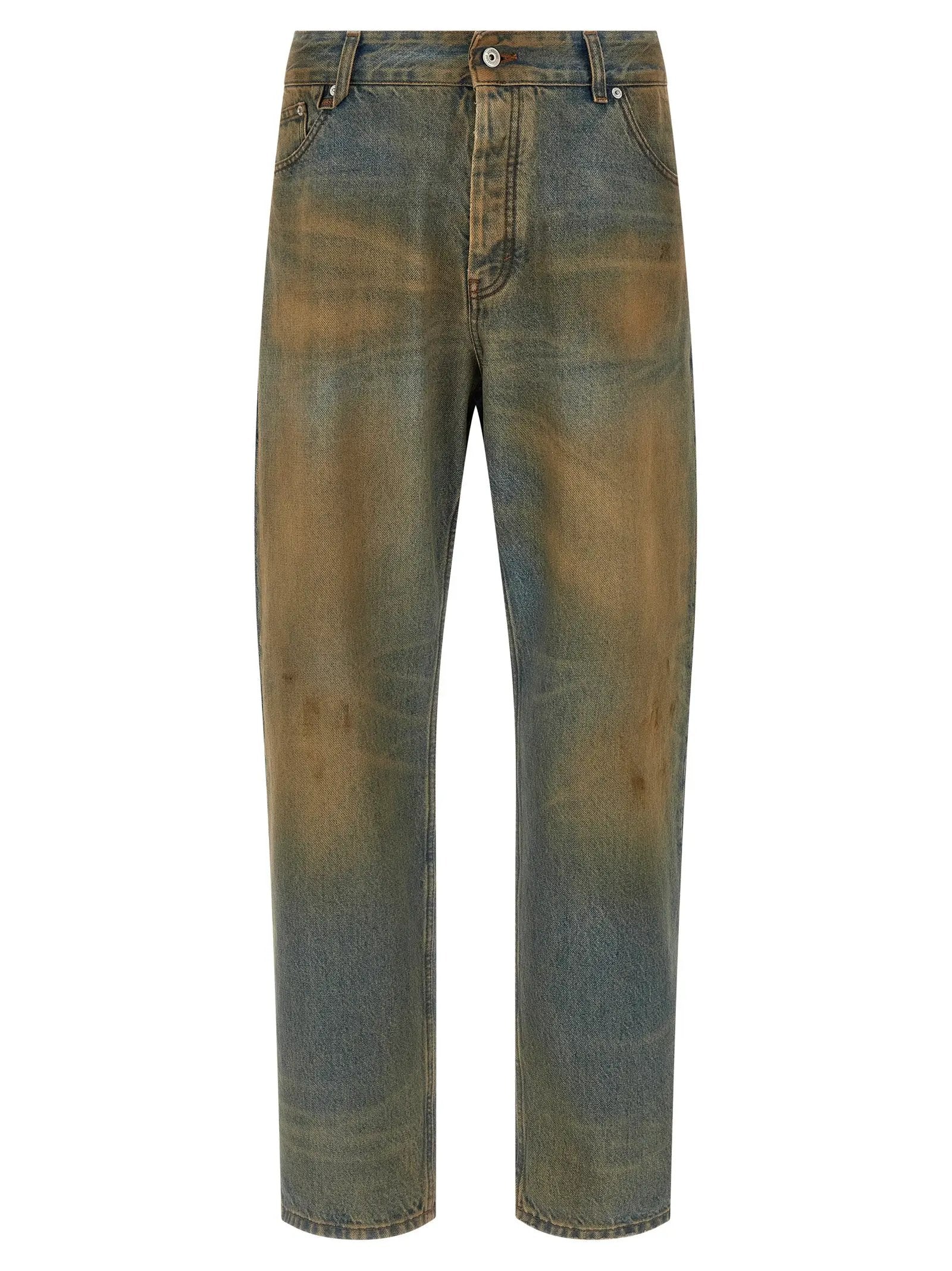 Jacquemus Multicolor Cotton Straight-Leg Jeans