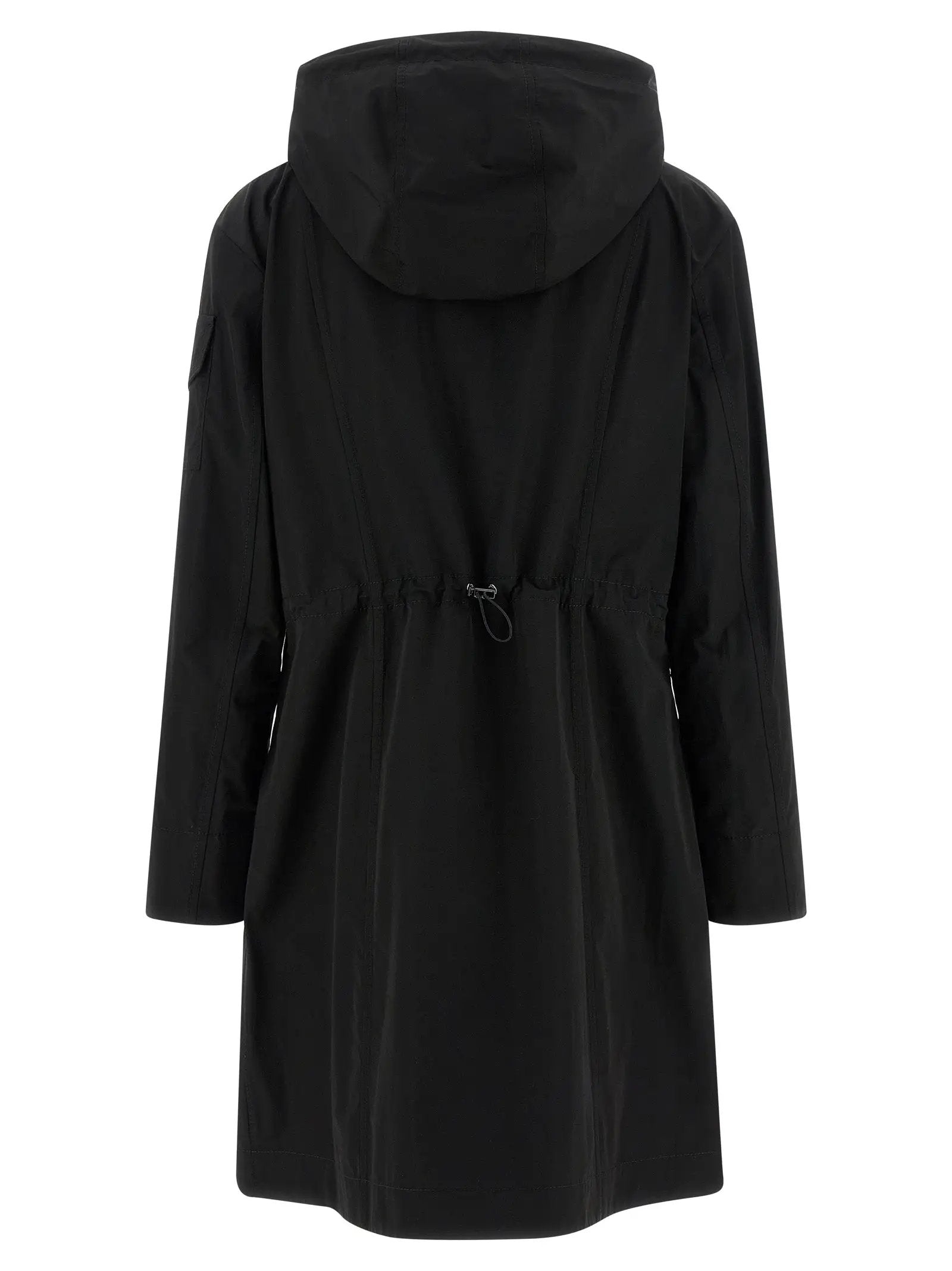 Moncler Black Polyester Parka