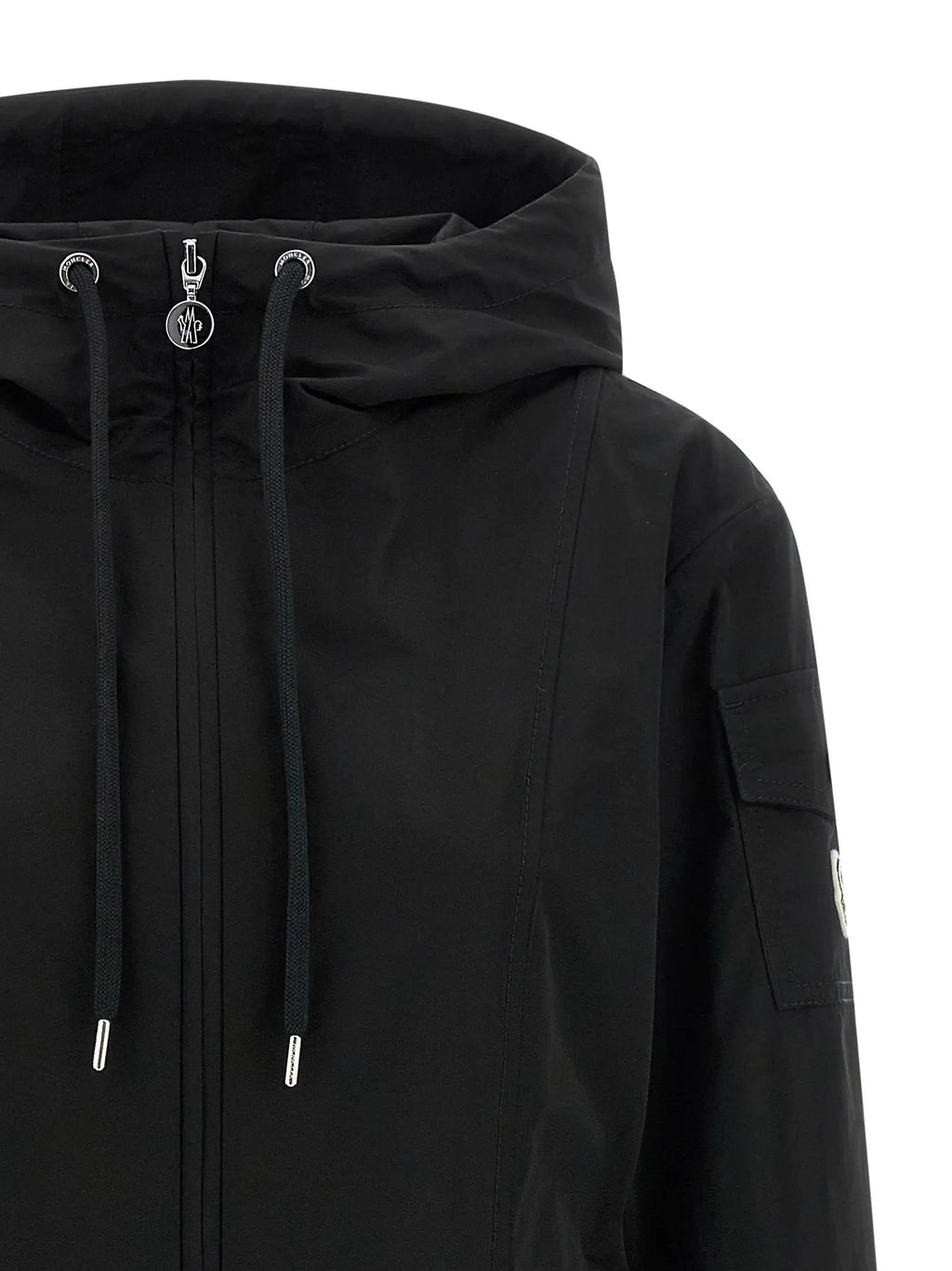 Moncler Black Polyester Parka