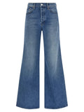 Mother Denim Blue Cotton Jeans Denim