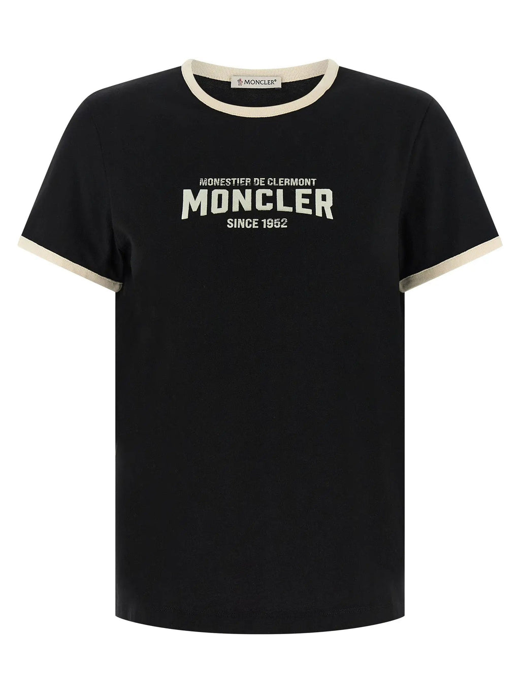 Moncler Black Cotton T-Shirt