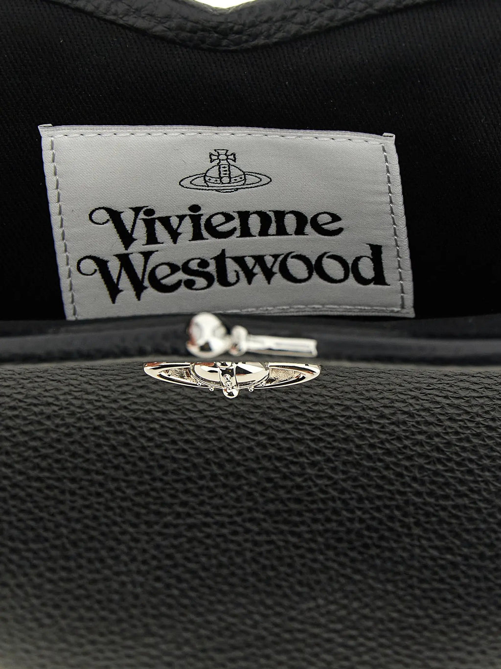 Vivienne Westwood Black Polyethylene Handbag