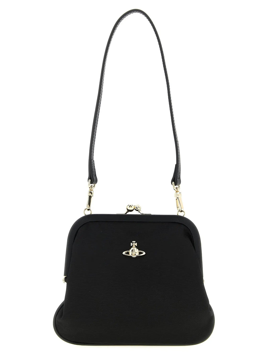Vivienne Westwood Black Viscose Clutch Bag