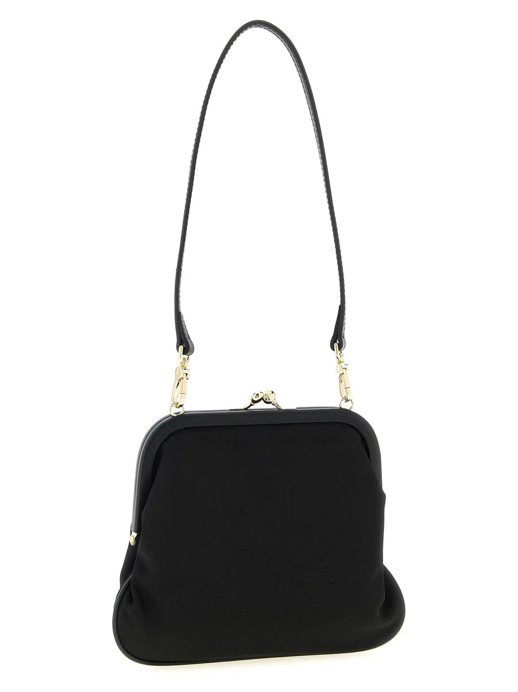 Vivienne Westwood Black Viscose Clutch Bag