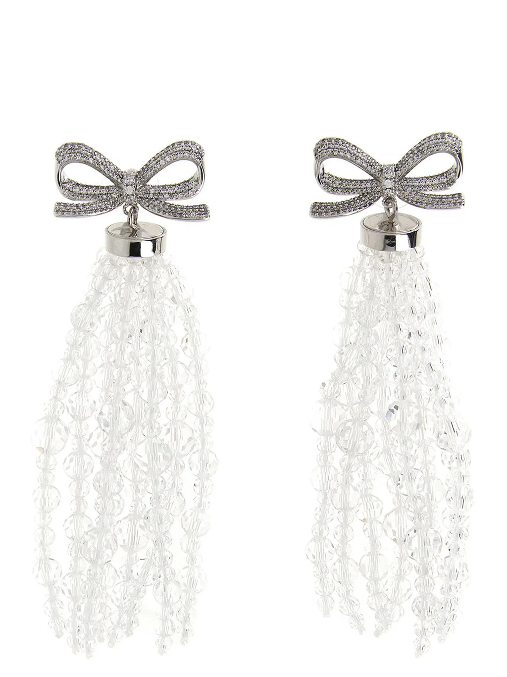 Self-Portrait Silver Copper Earrings
