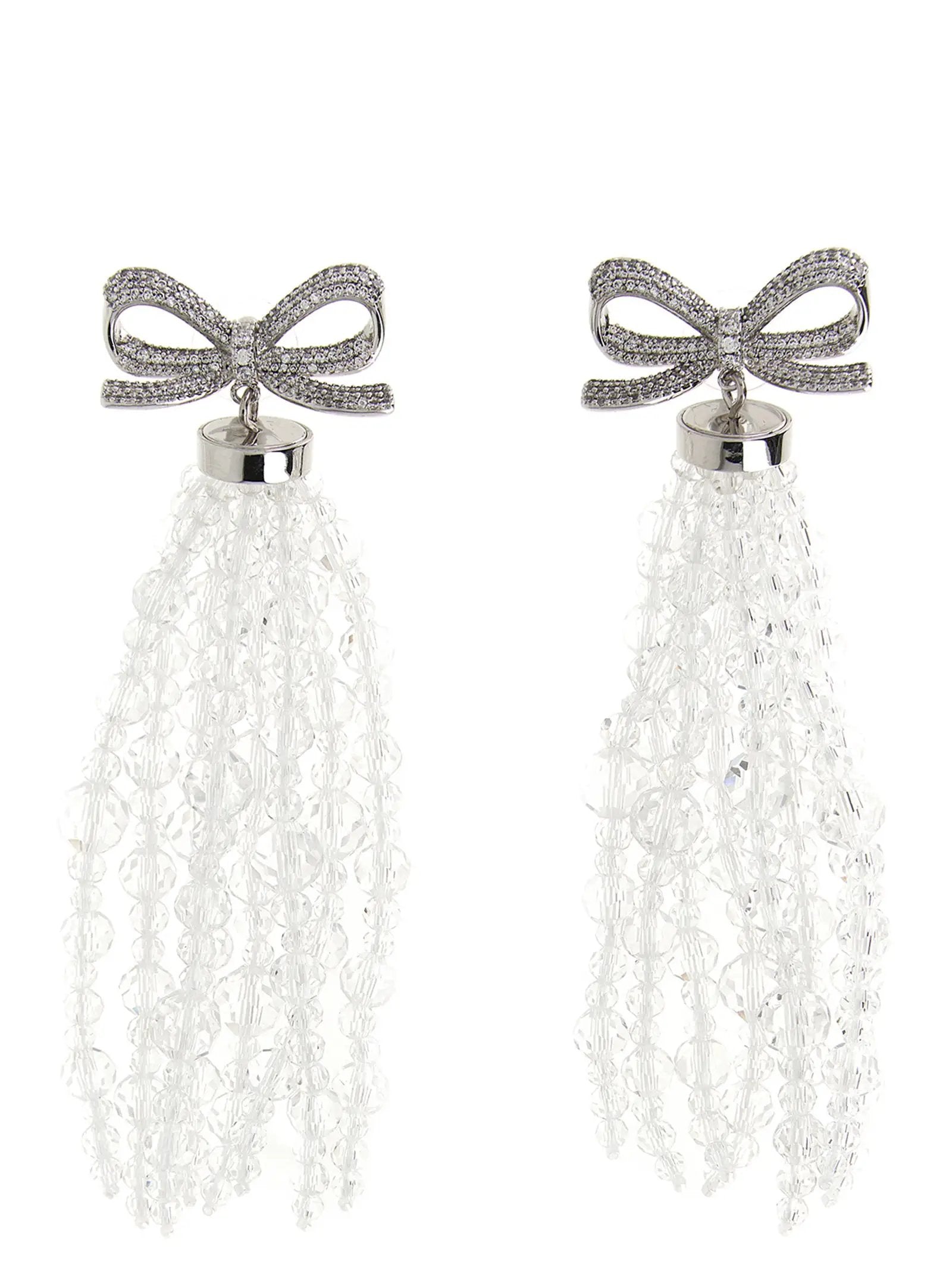 Self-Portrait Silver Copper Earrings