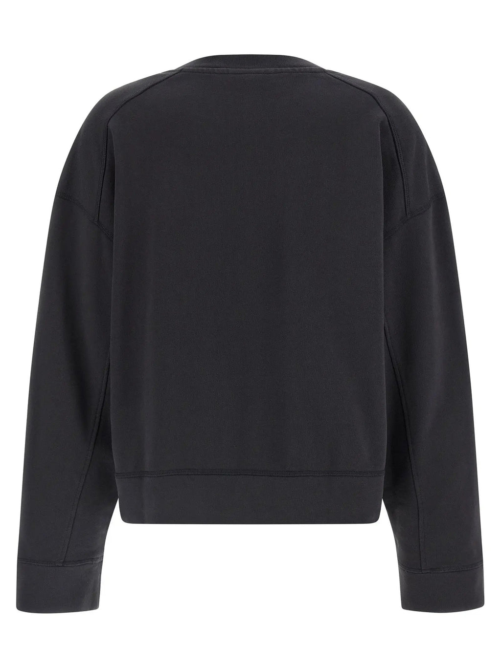 Ganni Black Organic Cotton Sweatshirt