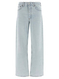Agolde Blue Cotton Relaxed Fit Jeans